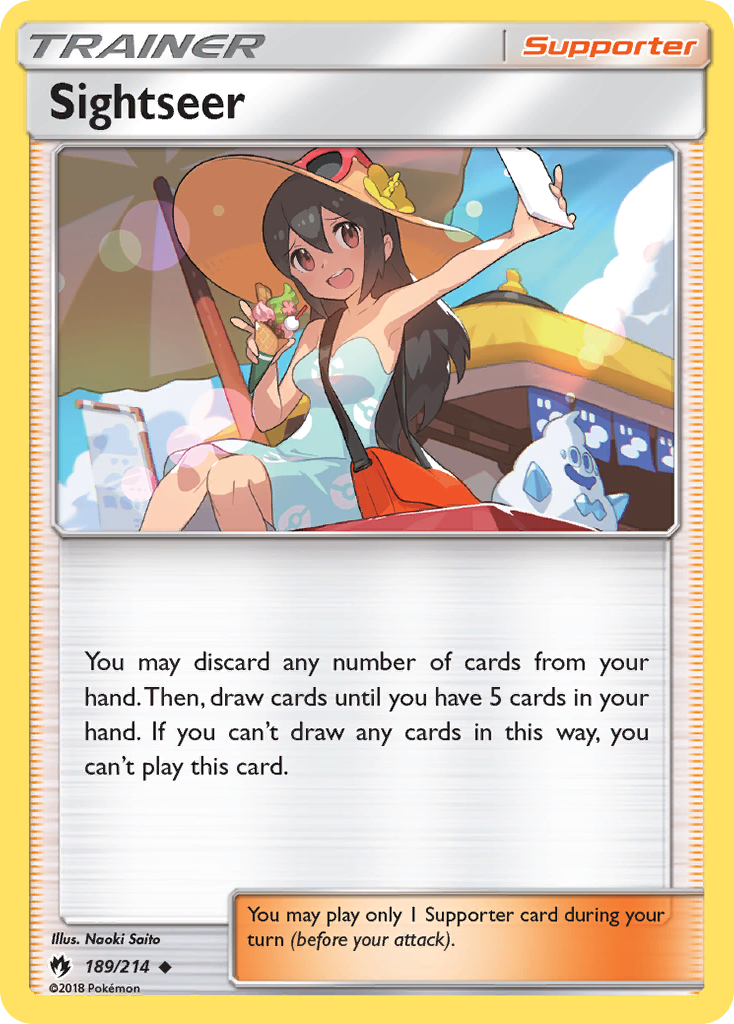 Sightseer (189/214) [Sun & Moon: Lost Thunder] | Good Games Morley