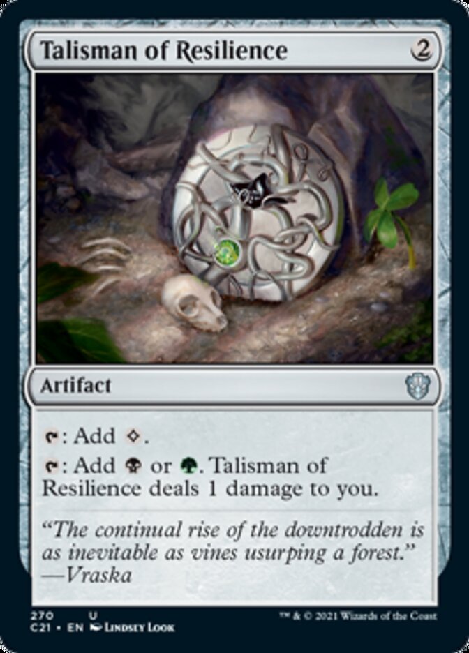 Talisman of Resilience [Commander 2021] | Good Games Morley