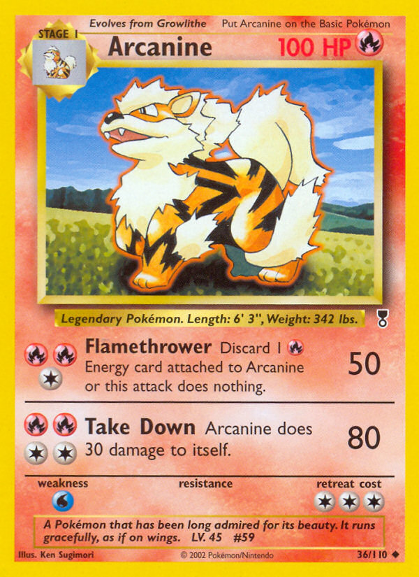 Arcanine (36/110) [Legendary Collection] | Good Games Morley