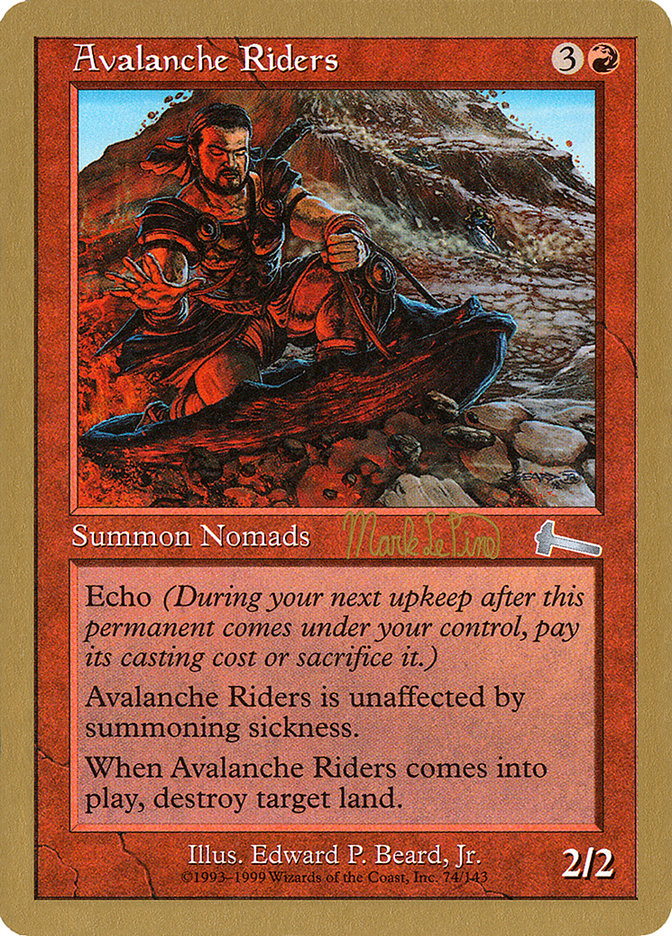 Avalanche Riders (Mark Le Pine) [World Championship Decks 1999] | Good Games Morley