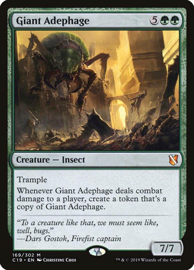 Giant Adephage [Commander 2019] | Good Games Morley