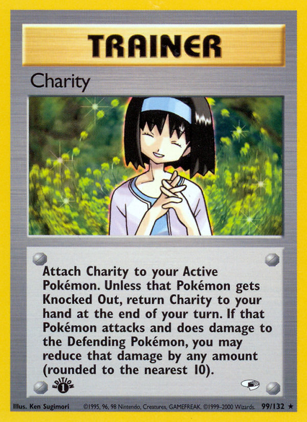 Charity (99/132) [Gym Heroes 1st Edition] | Good Games Morley