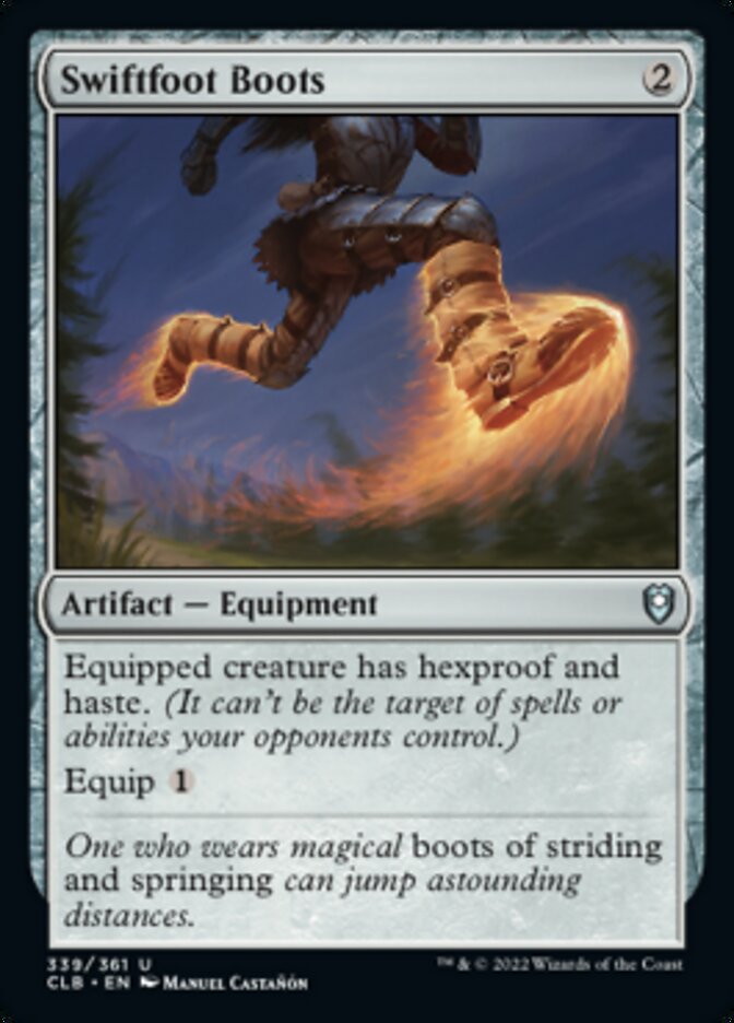 Swiftfoot Boots [Commander Legends: Battle for Baldur's Gate] | Good Games Morley