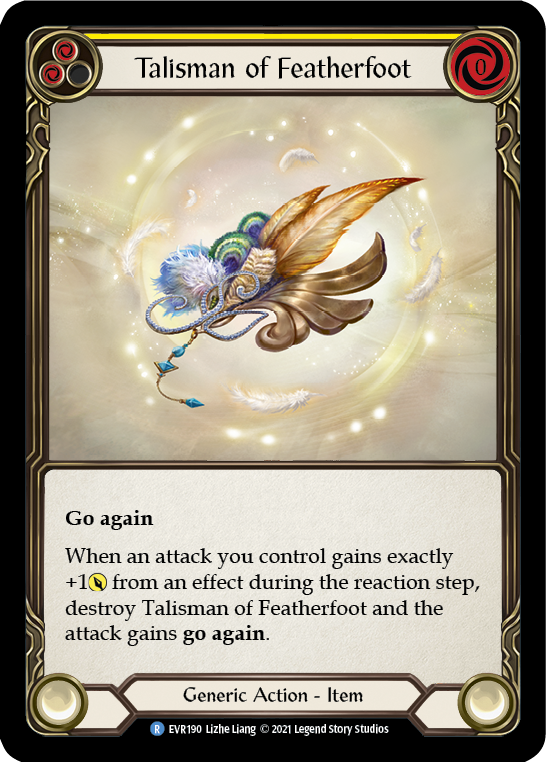 Talisman of Featherfoot [EVR190] (Everfest)  1st Edition Cold Foil | Good Games Morley