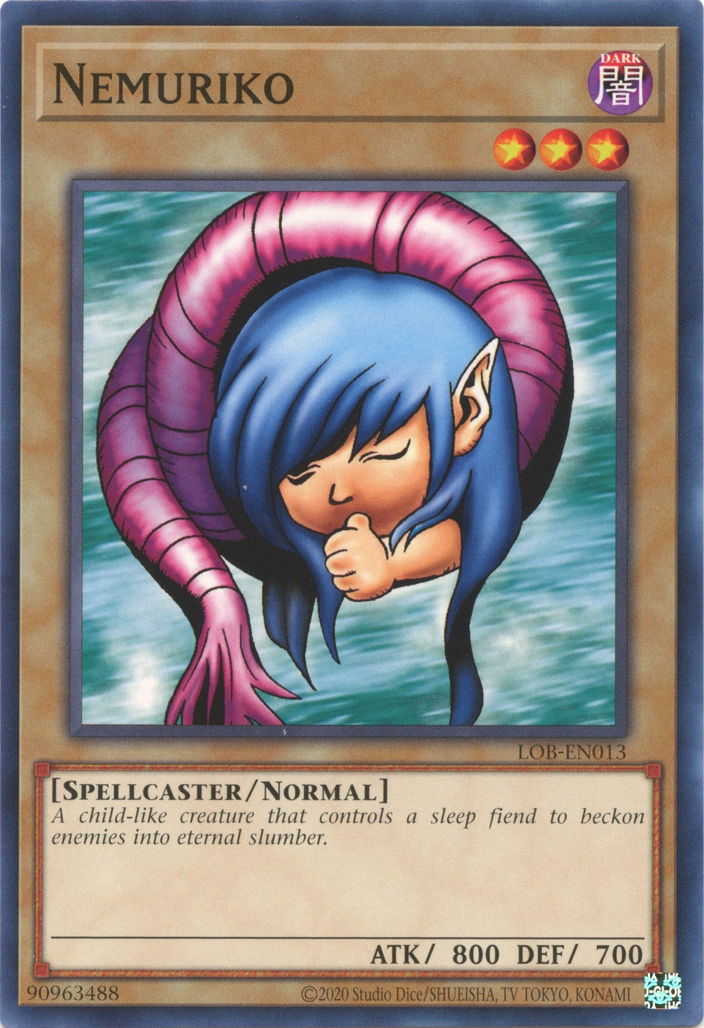 Nemuriko (25th Anniversary) [LOB-EN013] Common | Good Games Morley