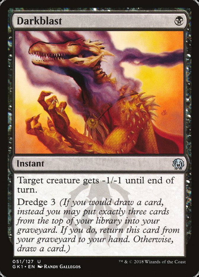 Darkblast [Guilds of Ravnica Guild Kit] | Good Games Morley