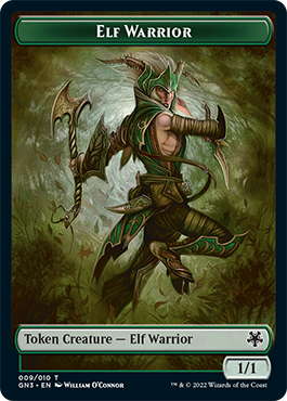 Bird Illusion // Elf Warrior Double-Sided Token [Game Night: Free-for-All Tokens] | Good Games Morley