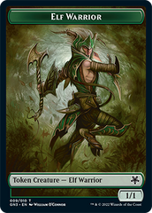 Bird Illusion // Elf Warrior Double-Sided Token [Game Night: Free-for-All Tokens] | Good Games Morley