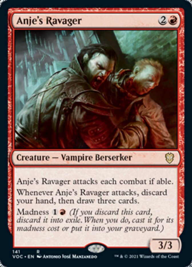 Anje's Ravager [Innistrad: Crimson Vow Commander] | Good Games Morley