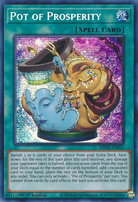 Pot of Prosperity [MP22-EN037] Prismatic Secret Rare | Good Games Morley