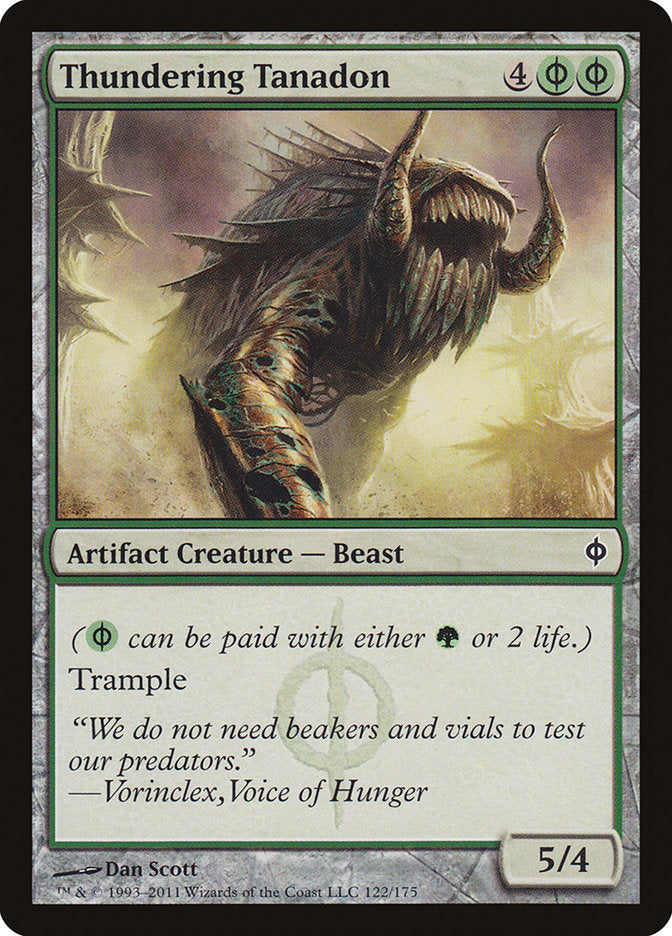 Thundering Tanadon [New Phyrexia] | Good Games Morley