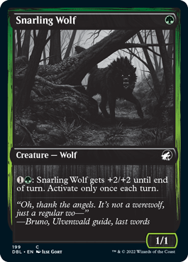 Snarling Wolf (199) [Innistrad: Double Feature] | Good Games Morley