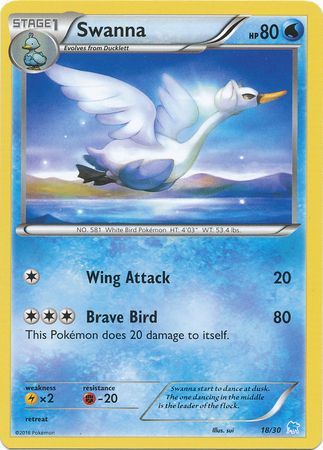 Swanna (18/30) [XY: Trainer Kit 3 - Suicune] | Good Games Morley