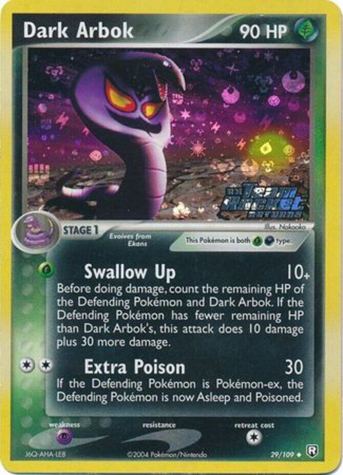 Dark Arbok (29/109) (Stamped) [EX: Team Rocket Returns] | Good Games Morley