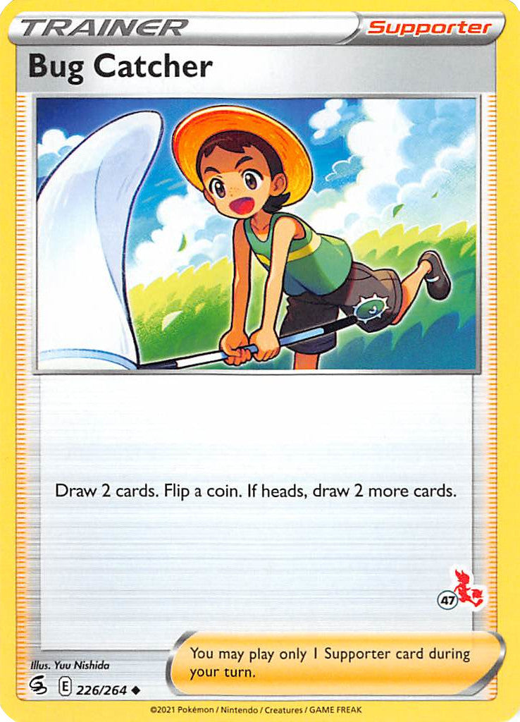 Bug Catcher (226/264) (Cinderace Stamp #47) [Battle Academy 2022] | Good Games Morley