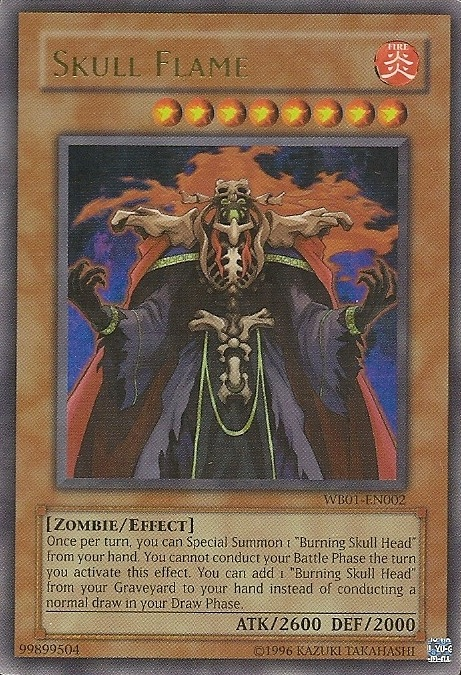 Skull Flame [WB01-EN002] Super Rare | Good Games Morley