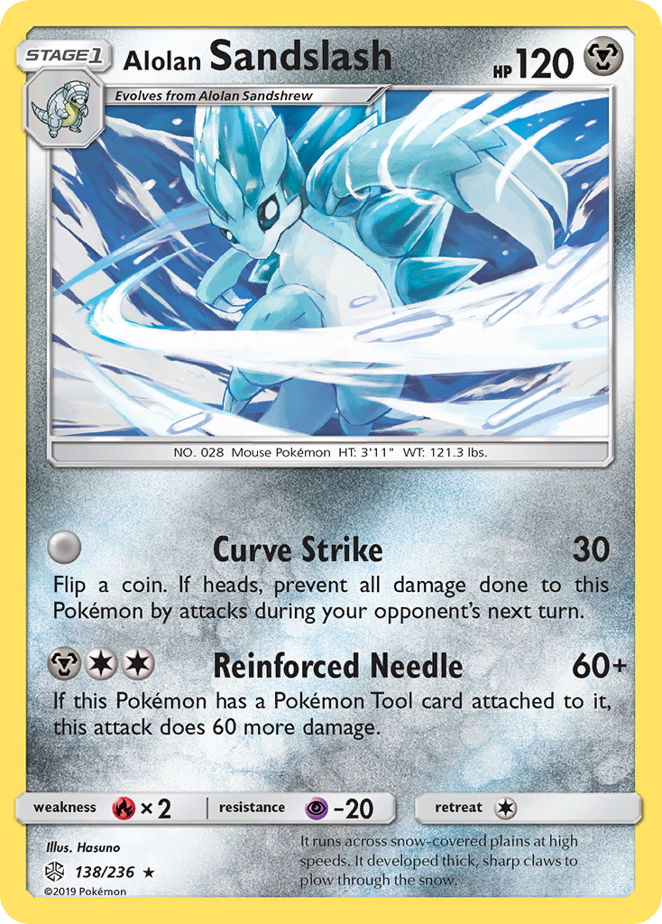 Alolan Sandslash (138/236) [Sun & Moon: Cosmic Eclipse] | Good Games Morley