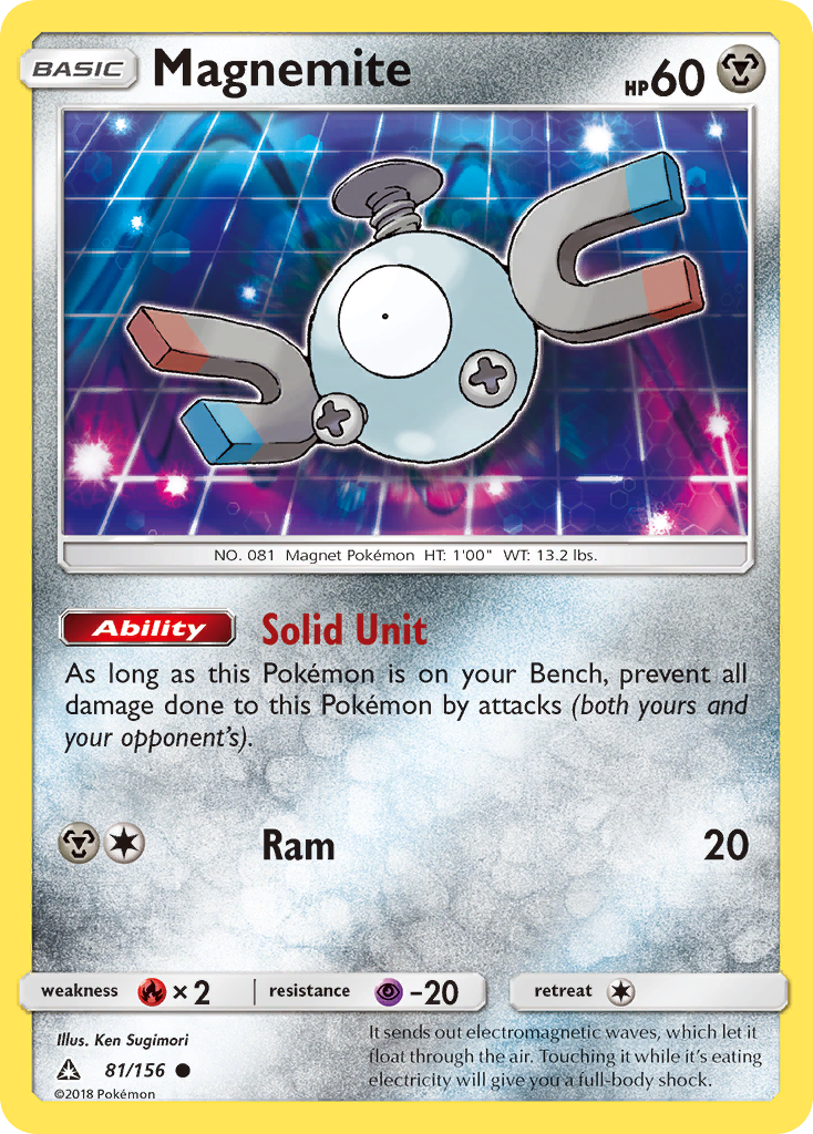 Magnemite (81/156) [Sun & Moon: Ultra Prism] | Good Games Morley