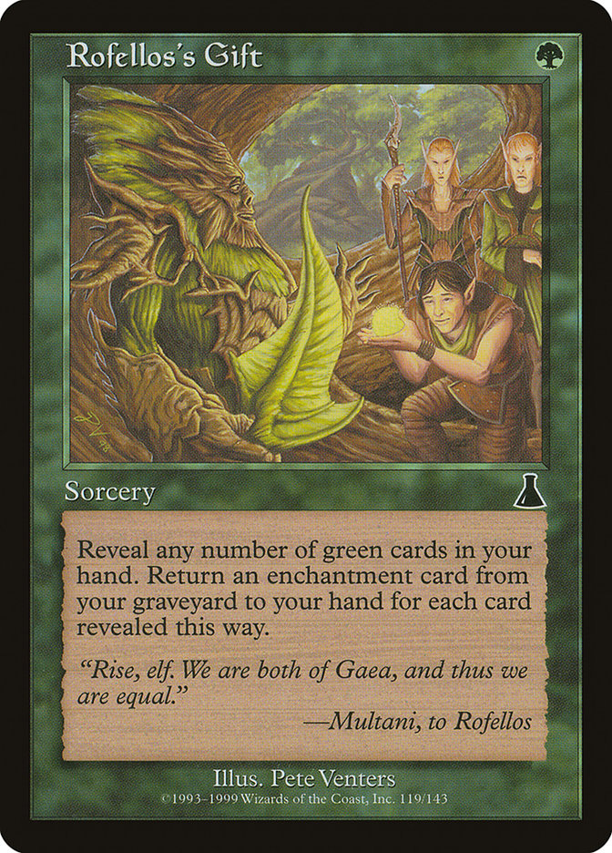 Rofellos's Gift [Urza's Destiny] | Good Games Morley
