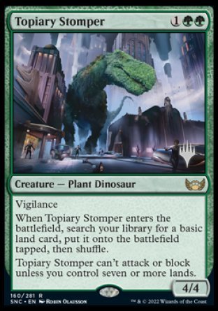 Topiary Stomper (Promo Pack) [Streets of New Capenna Promos] | Good Games Morley