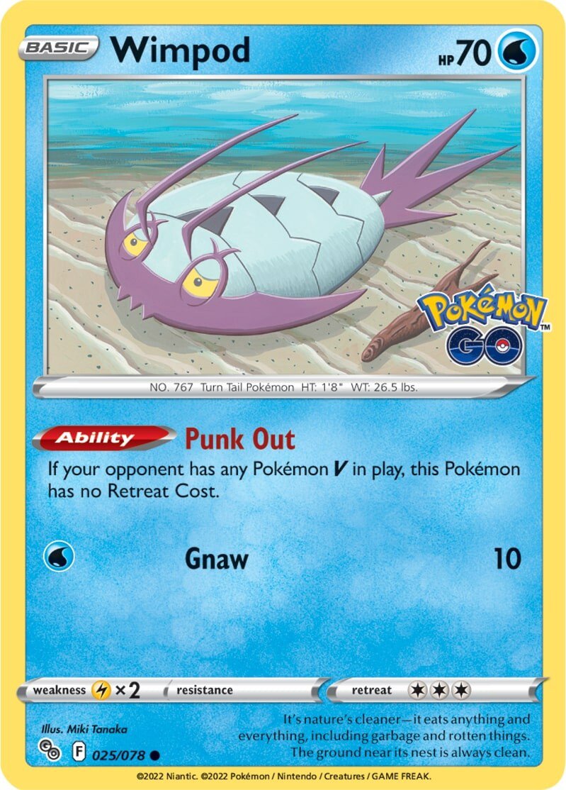 Wimpod (025/078) [Pokémon GO] | Good Games Morley