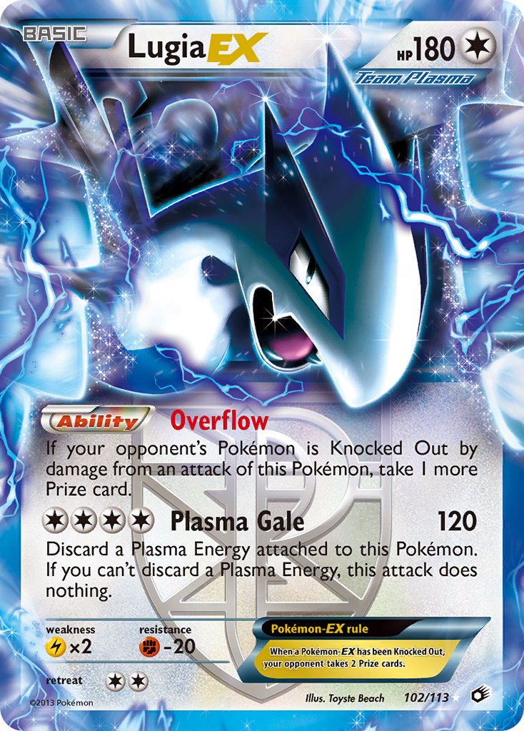 Lugia EX (102/113) [Black & White: Legendary Treasures] | Good Games Morley