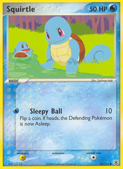 Squirtle (82/112) [EX: FireRed & LeafGreen] | Good Games Morley