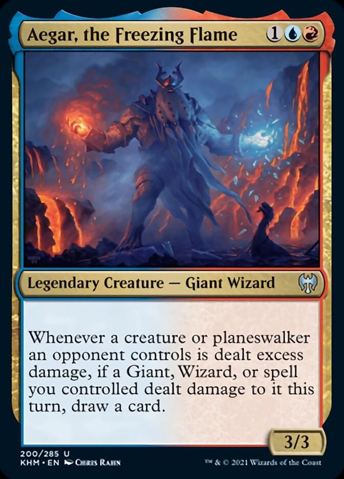 Aegar, the Freezing Flame [Kaldheim] | Good Games Morley