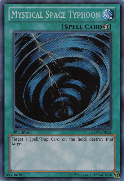 Mystical Space Typhoon [LCYW-EN062] Secret Rare | Good Games Morley