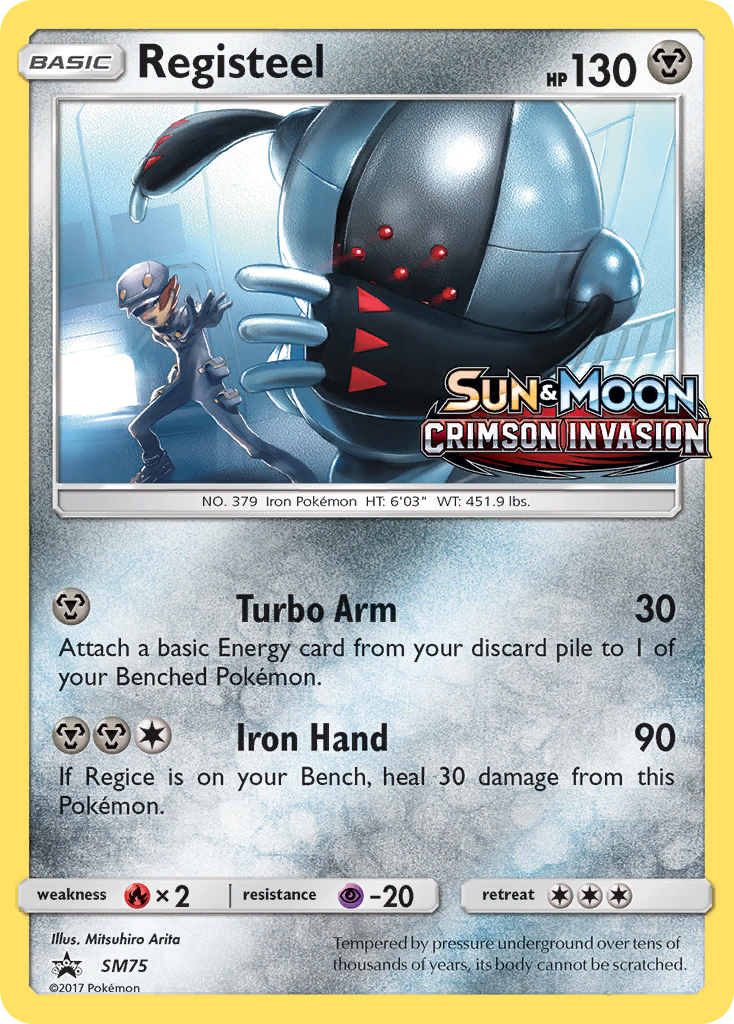 Registeel (SM75) [Sun & Moon: Black Star Promos] | Good Games Morley
