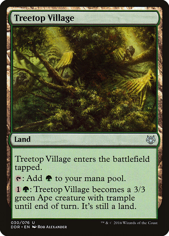 Treetop Village [Duel Decks: Nissa vs. Ob Nixilis] | Good Games Morley