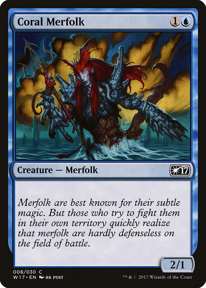 Coral Merfolk [Welcome Deck 2017] | Good Games Morley