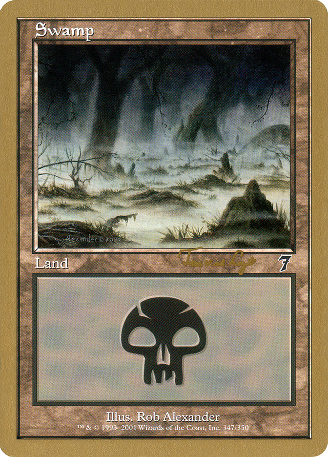 Swamp (tvdl347) (Tom van de Logt) [World Championship Decks 2001] | Good Games Morley