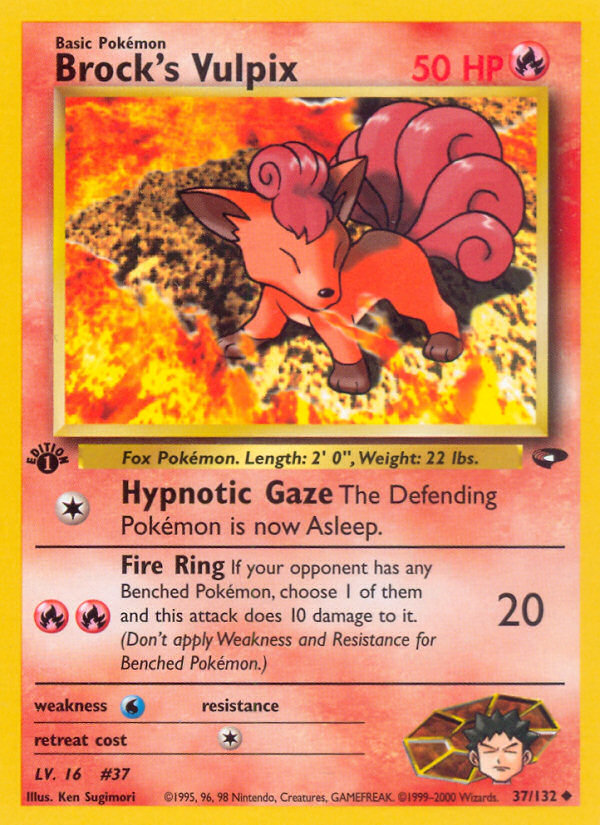 Brock's Vulpix (37/132) [Gym Challenge 1st Edition] | Good Games Morley