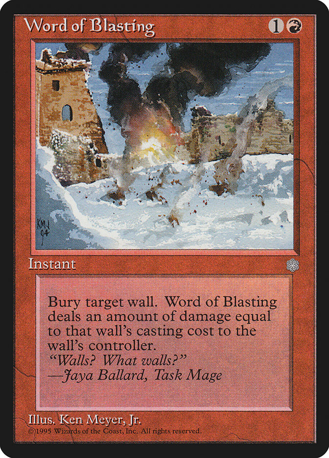 Word of Blasting [Ice Age] | Good Games Morley