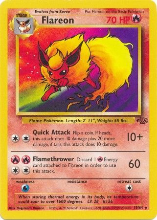 Flareon (19/64) [Jungle Unlimited] | Good Games Morley