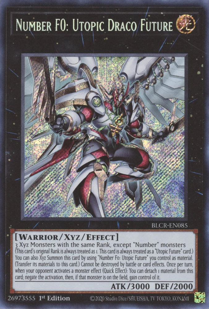 Number F0: Utopic Draco Future [BLCR-EN085] Secret Rare | Good Games Morley