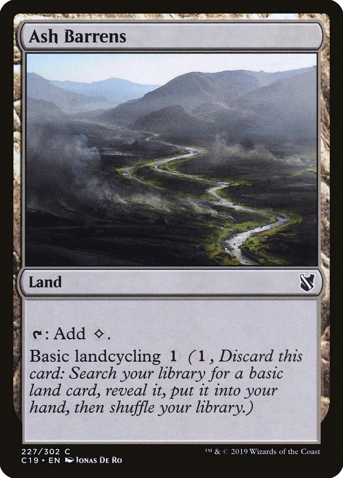 Ash Barrens [Commander 2019] | Good Games Morley