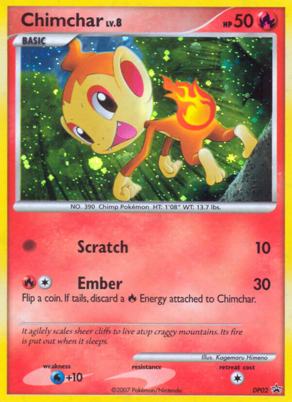 Chimchar (DP02) [Diamond & Pearl: Black Star Promos] | Good Games Morley