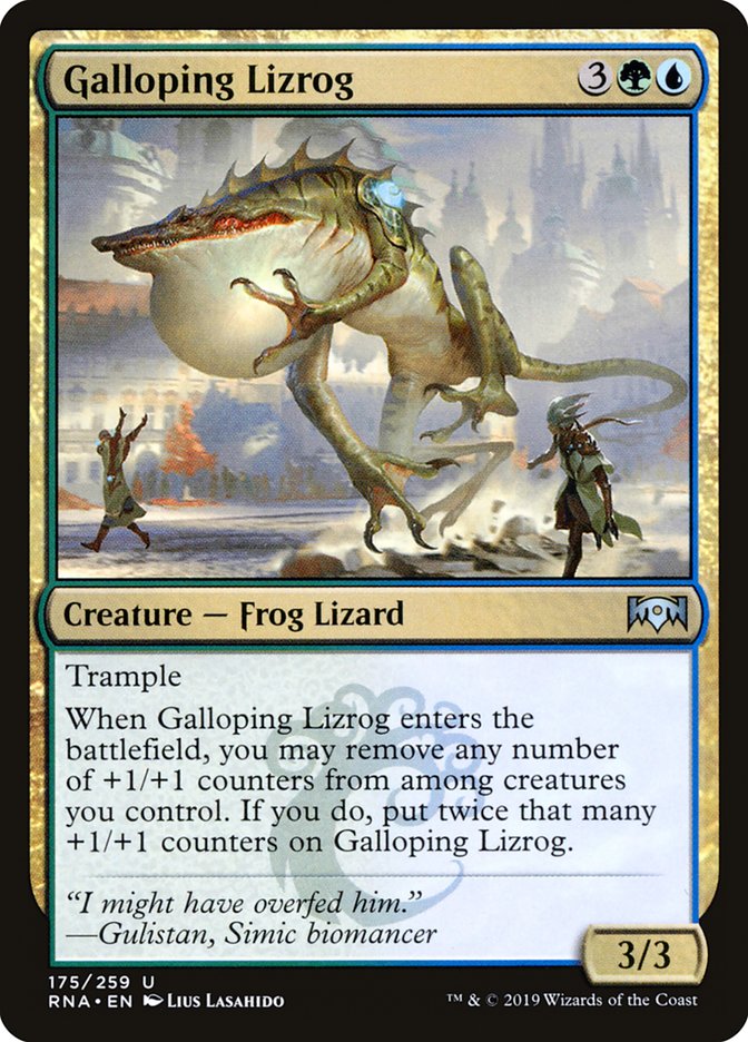 Galloping Lizrog [Ravnica Allegiance] | Good Games Morley