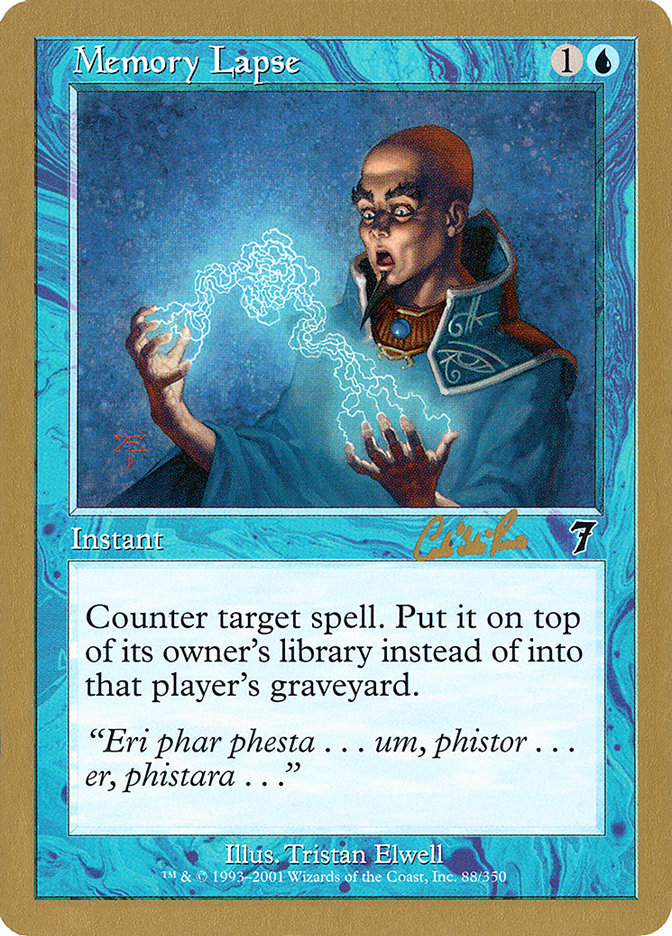 Memory Lapse (Carlos Romao) [World Championship Decks 2002] | Good Games Morley