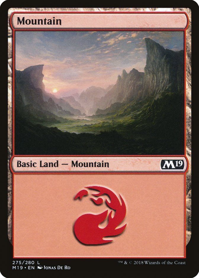 Mountain (275) [Core Set 2019] | Good Games Morley