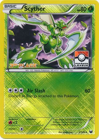 Scyther (4/108) (League Promo 3rd Place) [Black & White: Dark Explorers] | Good Games Morley