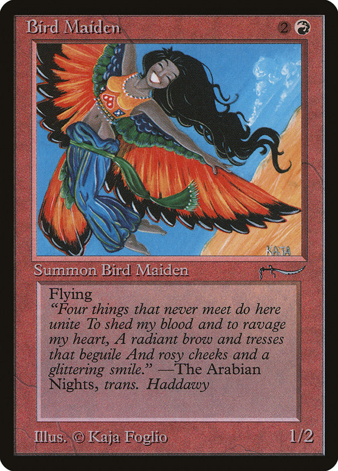 Bird Maiden (Dark Mana Cost) [Arabian Nights] | Good Games Morley