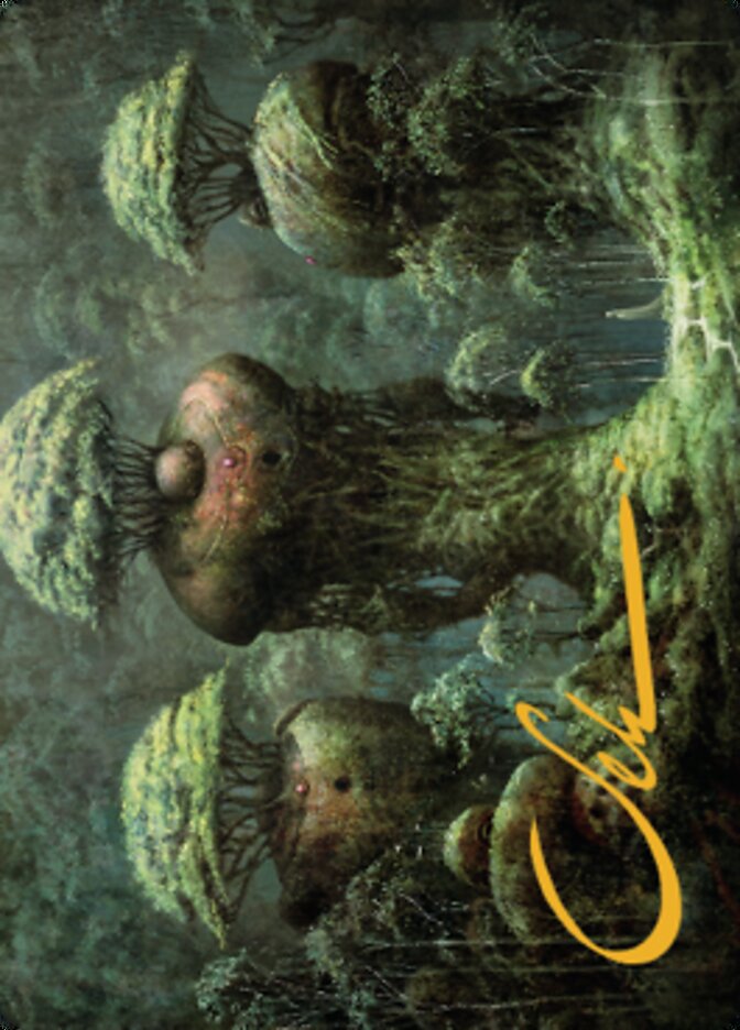 Forest Art Card (Gold-Stamped Signature) [Dominaria United Art Series] | Good Games Morley