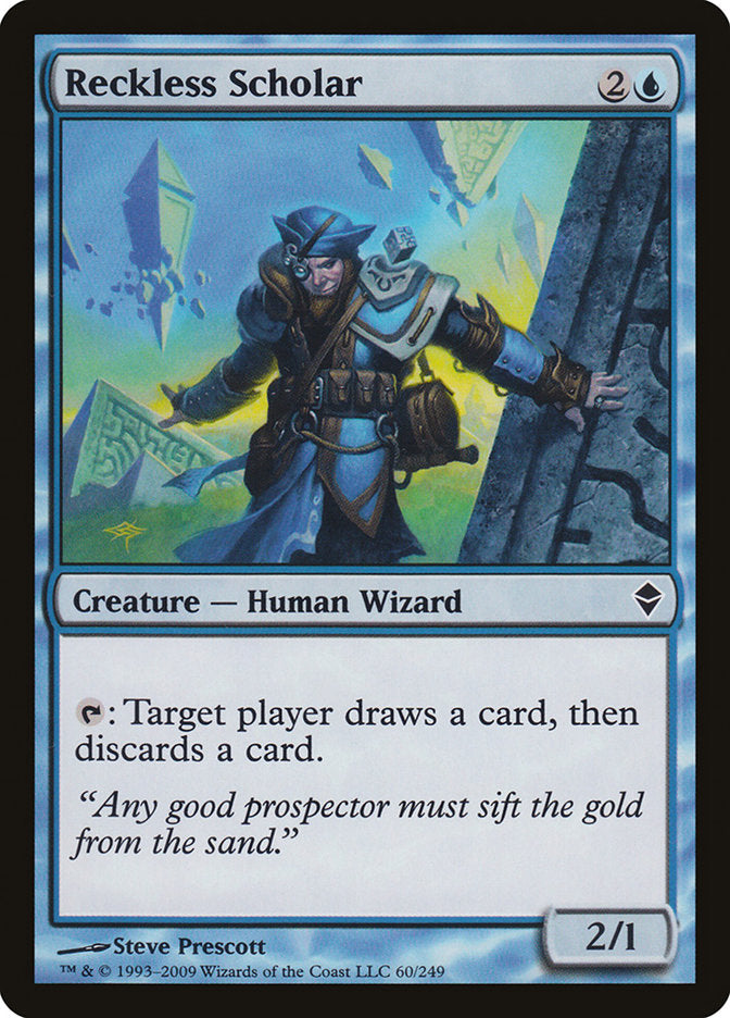 Reckless Scholar [Zendikar] | Good Games Morley