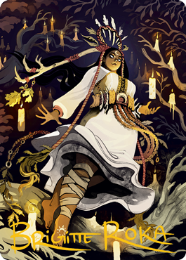 Candlegrove Witch 2 Art Card (Gold-Stamped Signature) [Innistrad: Midnight Hunt Art Series] | Good Games Morley