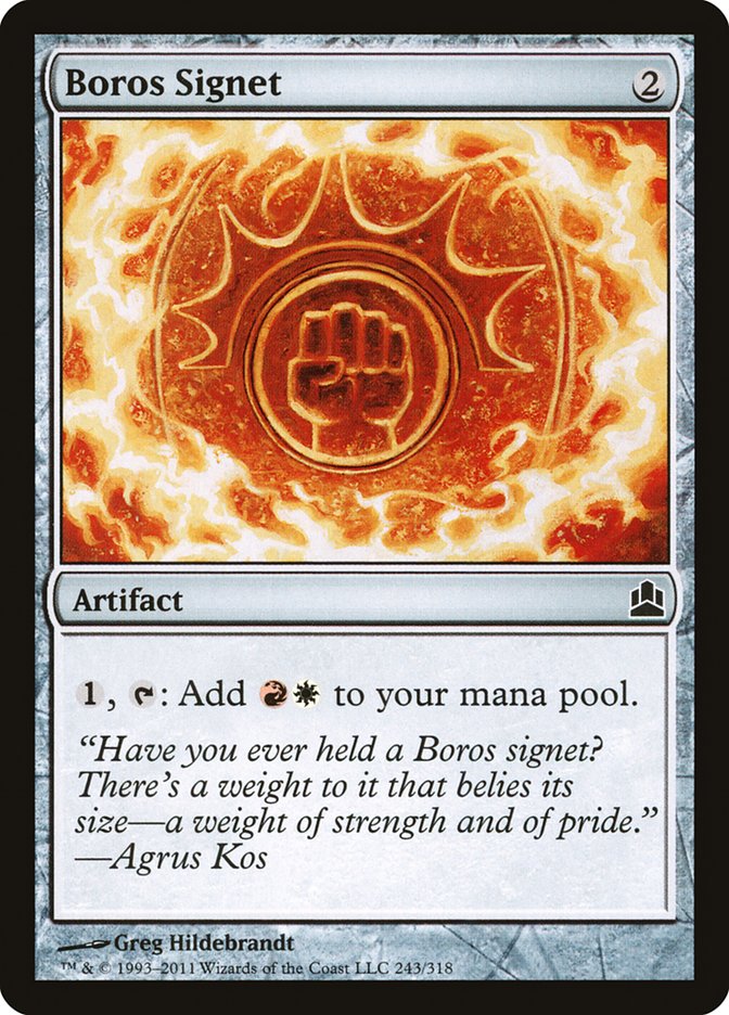 Boros Signet [Commander 2011] | Good Games Morley