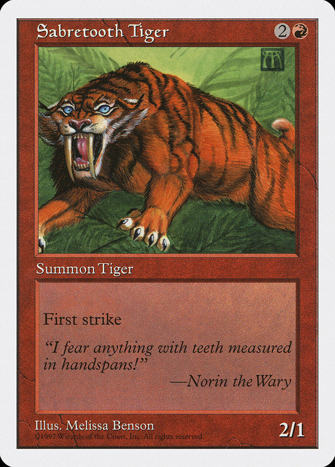 Sabretooth Tiger [Fifth Edition] | Good Games Morley