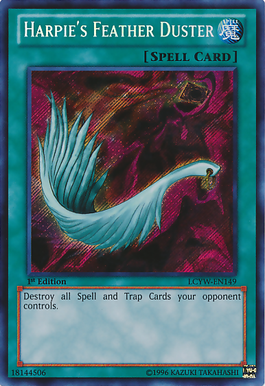 Harpie's Feather Duster [LCYW-EN149] Secret Rare | Good Games Morley
